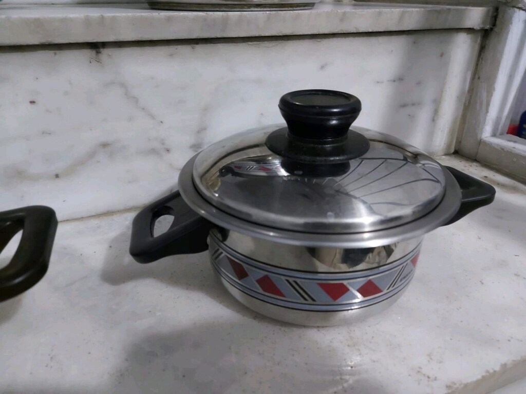 Vintage Emsan orijinal çelik tencere seti. Açıklamayı okuyunuz. - 5