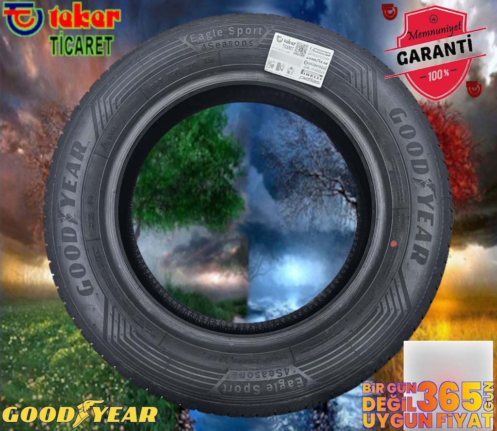 215 60 17 GOODYEAR EAGLE SPORT 4#4mevsim Lastik# Teker Ticaret - 2