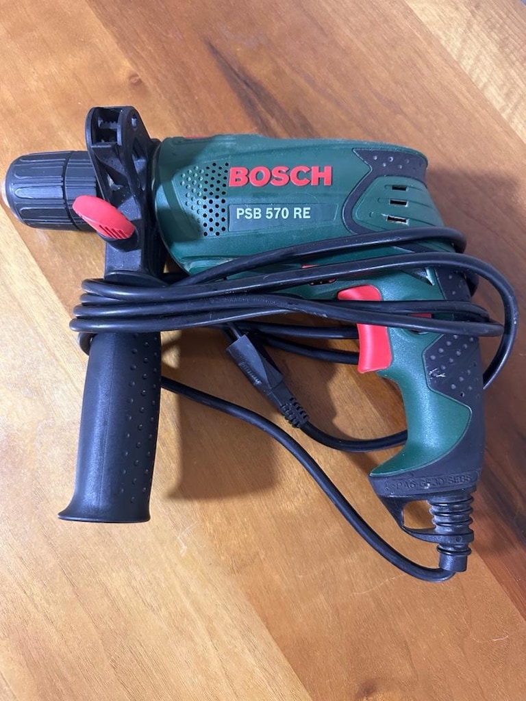 2 Ürün -Bosch PSB 570 RE DARBELİ MATKAP + PWS 700-115 TAŞLAMA MAKİNESİ
