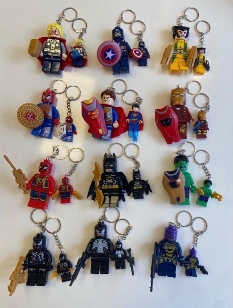 Lego Dev Marvel Figür Anahtarlıkları - 3