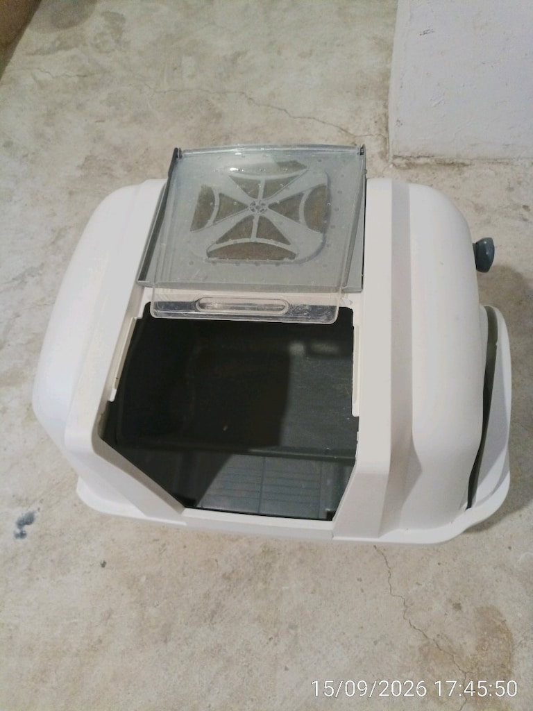 Yarı otomatik kedi tuvaleti-(mekanik kollu) Sincan içi teslim - 8