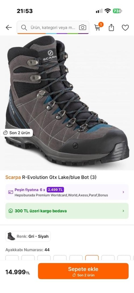 Scarpa R-EVOLUTION GTX 41-1/2 - 6