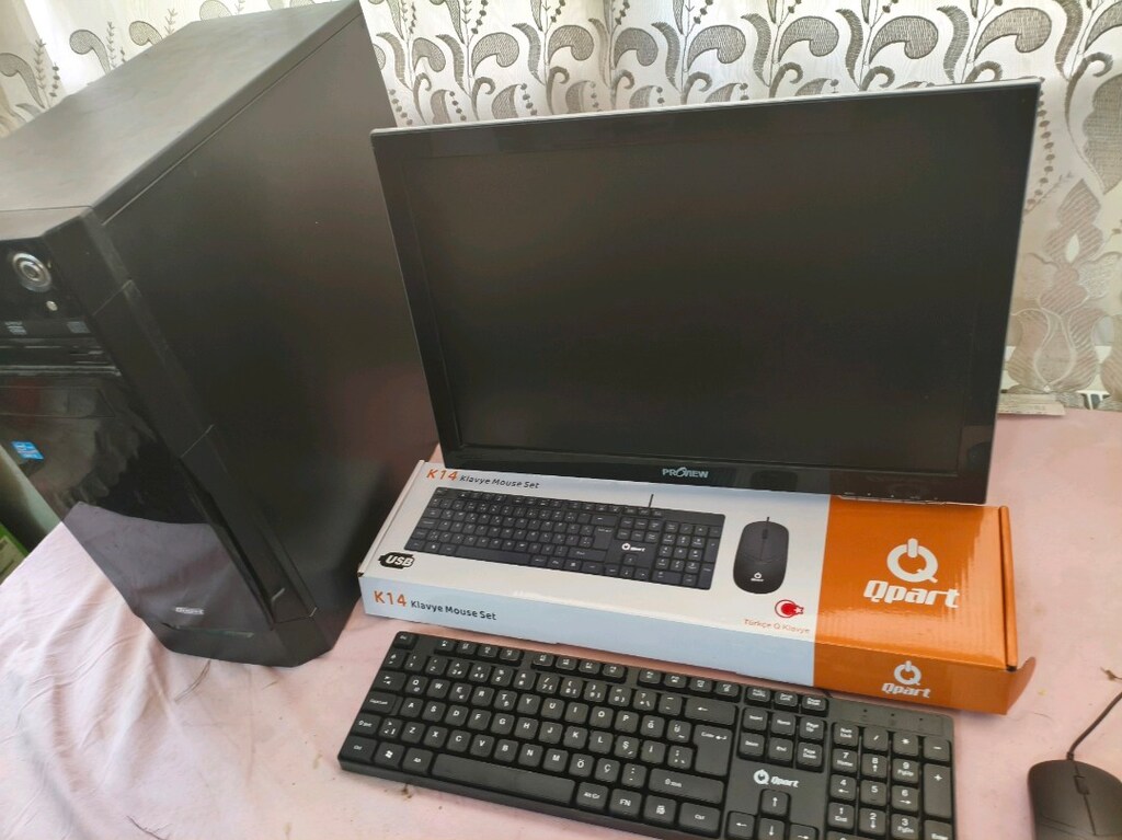 İ5 3570 3.80 GHz 8 GB ram 4 GB harici ekran kartı 4+4 çekirdekli i - 7