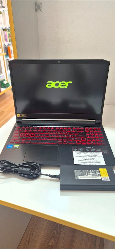 ACER NİTRO 5 LAPTOP İ5 11400H İŞLEMCİ 16 RAM 3050 Tİ - 2