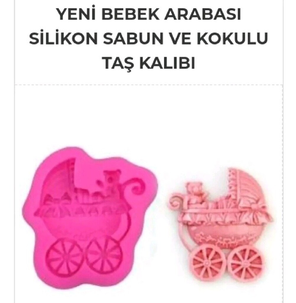silikon kokulu taş ve mum kalıbı - 14