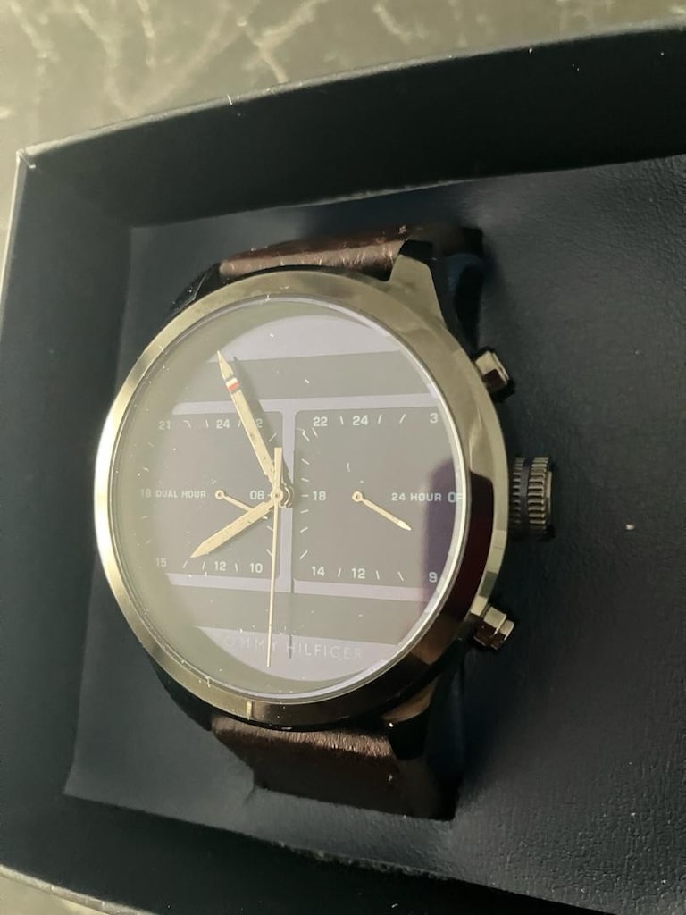 Orijinal Tommy Hilfiger Erkek Deri Saati - 7
