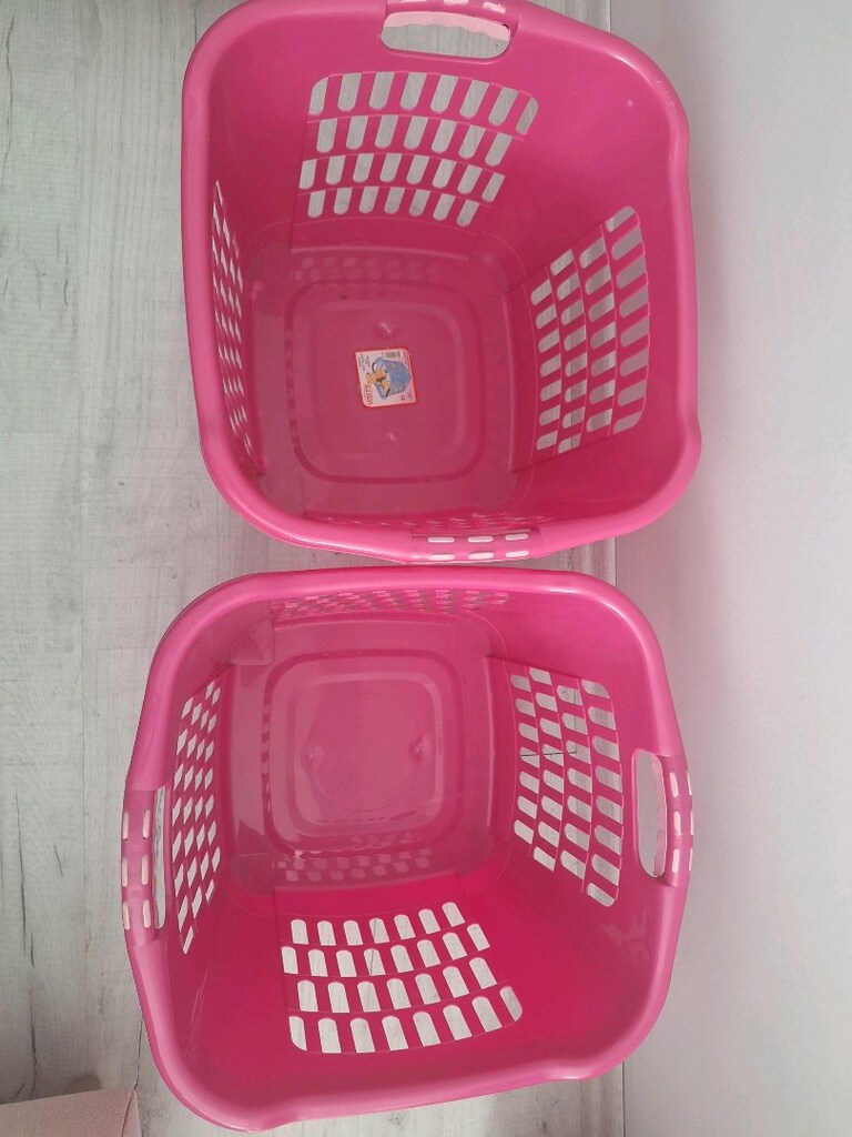 kaliteli sıfır gibi 4 adet çamaşır sepeti - 7