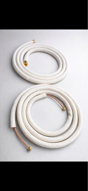 SIFIR 24.000 BTU KLİMA BORUSU (3/8 + 5/8) 4 METRE – BAKIR, HAZIR SET