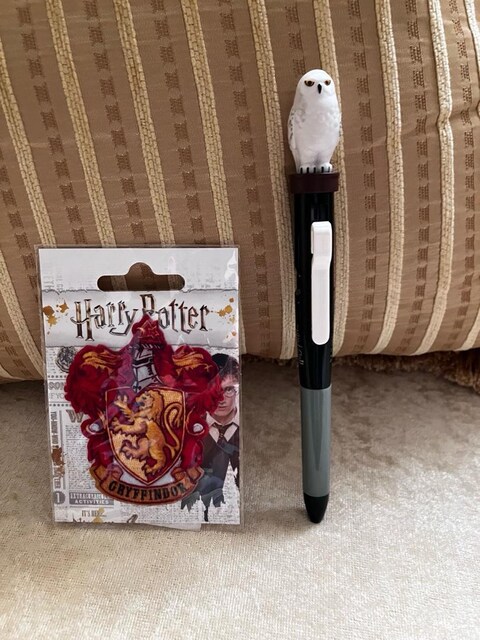 Harry Potter gryffindor nakışlı arma ve tükenmez kalem