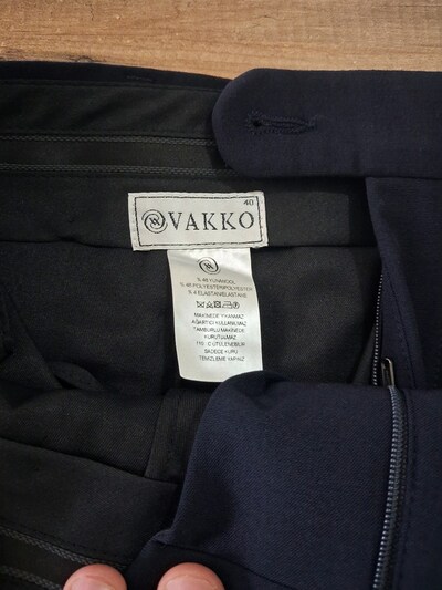 Vakko 40 beden orjinal sıfır erkek kumaş pantolon