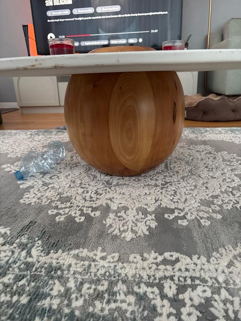 Tasarım yuvarlak orta sehpa - 2