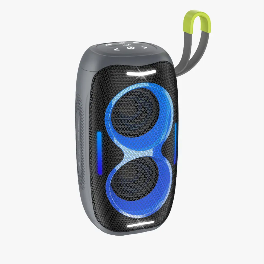 RGB Işıklı IPX5 Sertifikalı Taşınabilir Bluetooth Hoparlör R117 - 3