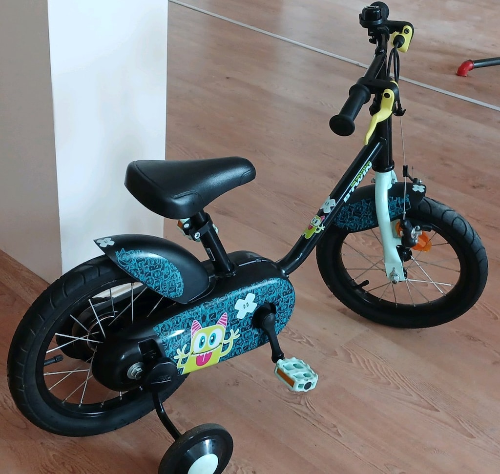 Btwin çocuk bisikleti 14 jant Decathlon YENİ GİBİ Ön Sepetli - 18