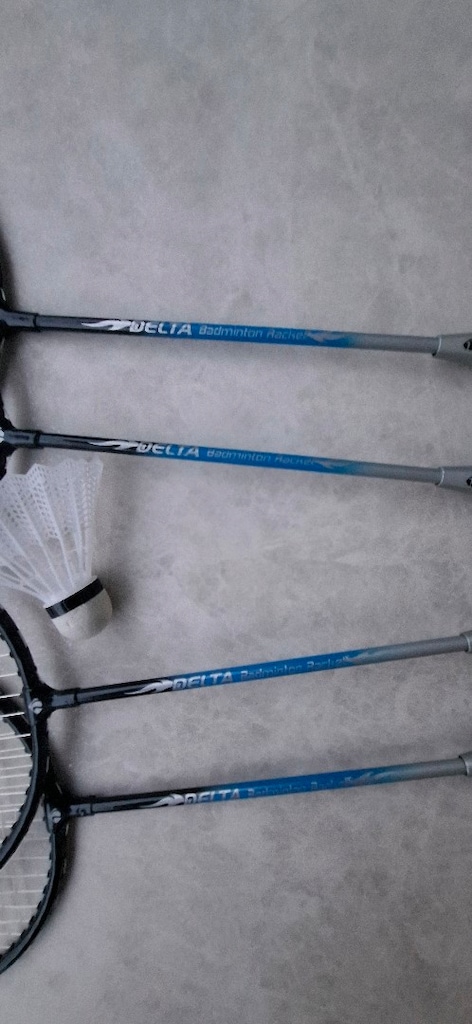 Delta Badminton Raket Seti (4 Raket+3 Top - 3