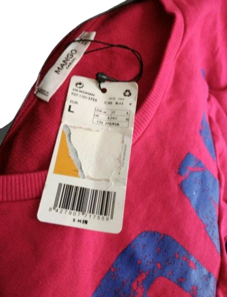 MANGO FUŞYA SWEATSHİRT - 5