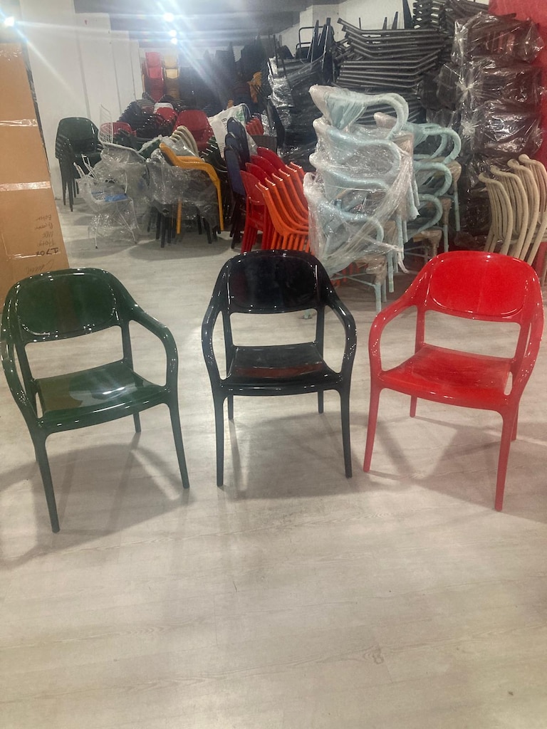DIŞ MEKAN PLASTİK SANDALYELER CAFE RESTORAN LOKANTA CAY BAHÇESİ - 6