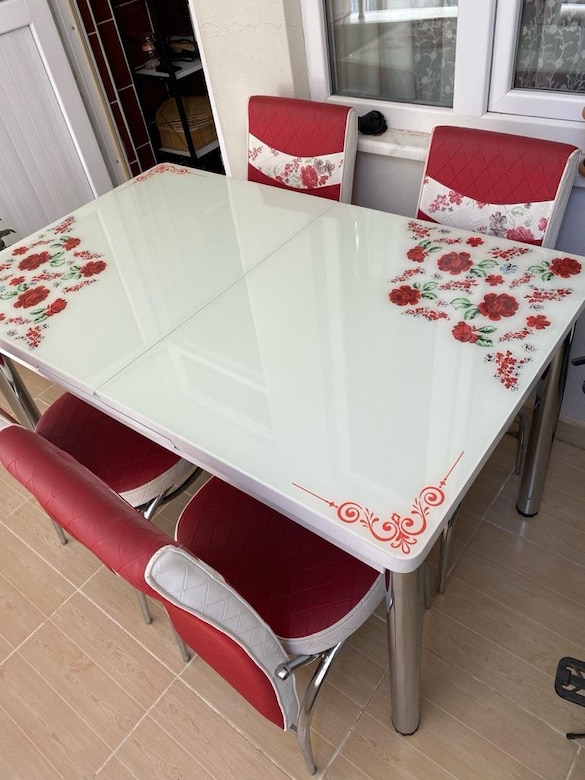 Açılır Kapanır Yemek Masası + Sandalyeler 6 kişilik - 2