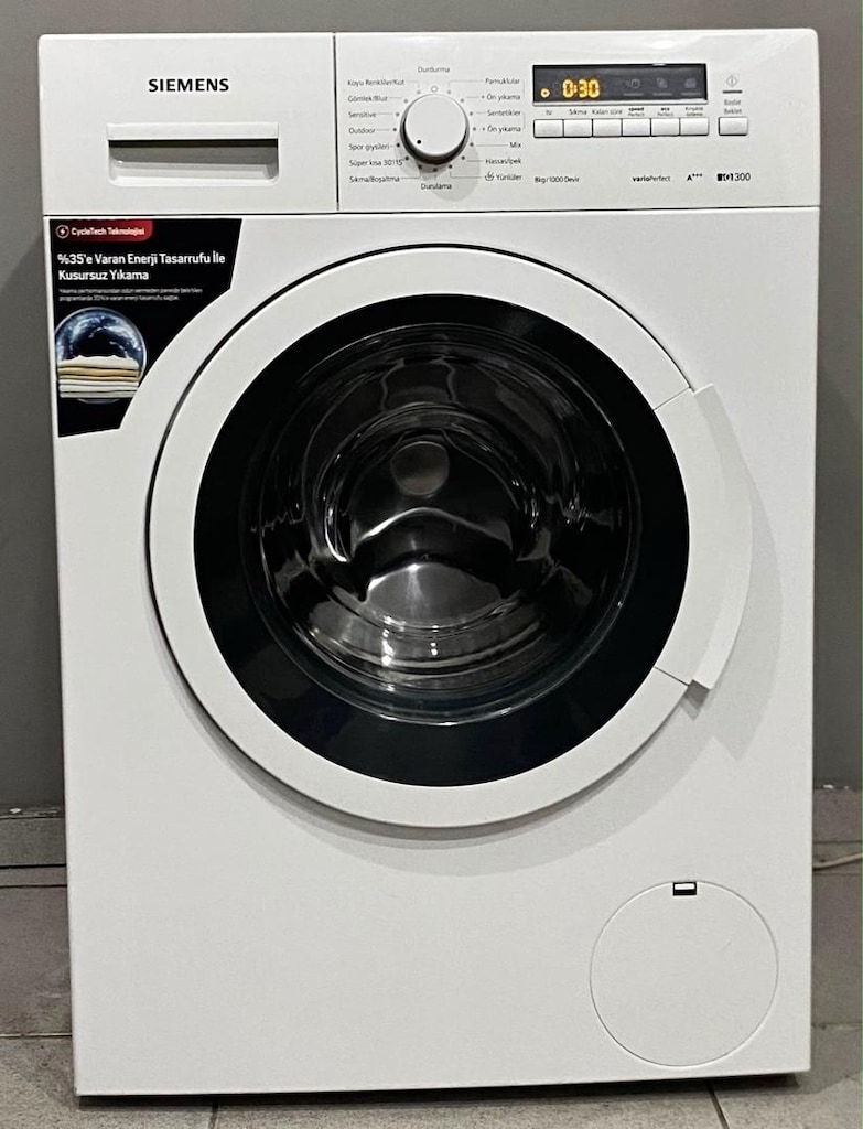 SİEMENS 8 KG A+++ ÇAMAŞIR MAKİNESİ AYNI GÜN TESLİM - 2