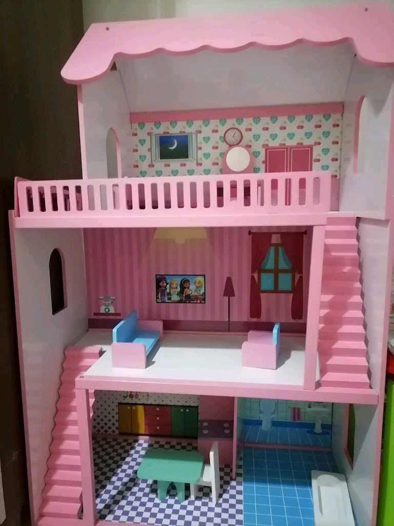 Ev barbı 2 katlı oyuncak ev yeni sayılır - 6