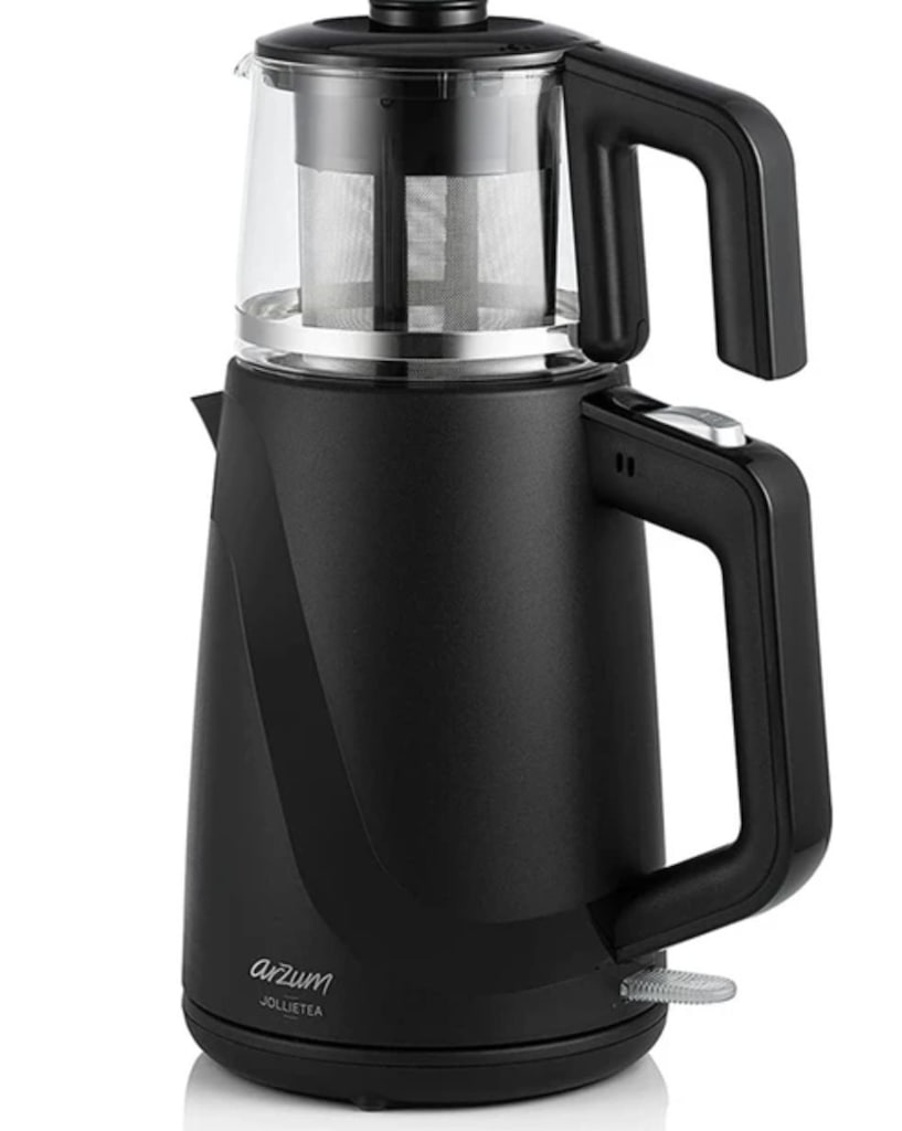 Arzum AR3062 Jollietea 1650 W Cam Demlikli Çay Makinesi Siyah - 2