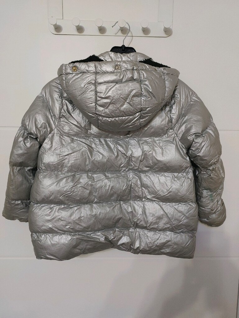 ERKEK ÇOCUK 5İLE 6 YAŞ GÜMÜŞ KAPÜŞONLU ŞİŞME MONT - 3