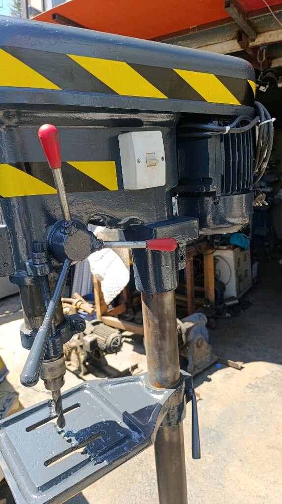 22 LİK SÜTUNLU MATKAP TEZGAHI EV ELEKTRİKLİ - 8
