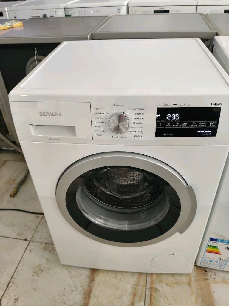 Siemens İQ500 serisi 9 kg 1400 devir çok temiz çamaşır makinesi - 9