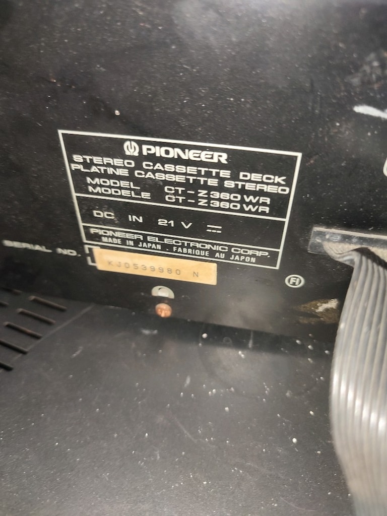 Pioneer CT-Z360WR model kaset çalar!!! - 3