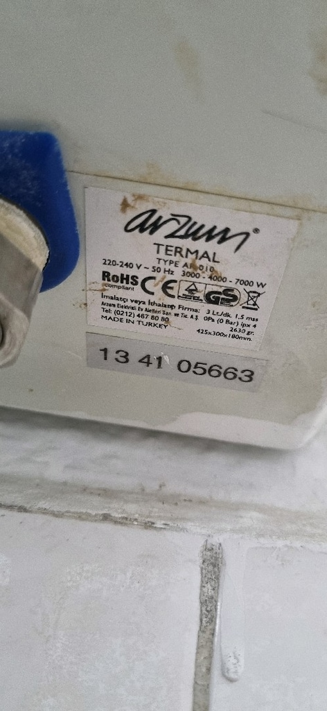 Çalışır durumda, sorunsuz Elektrikli Şofben - 2