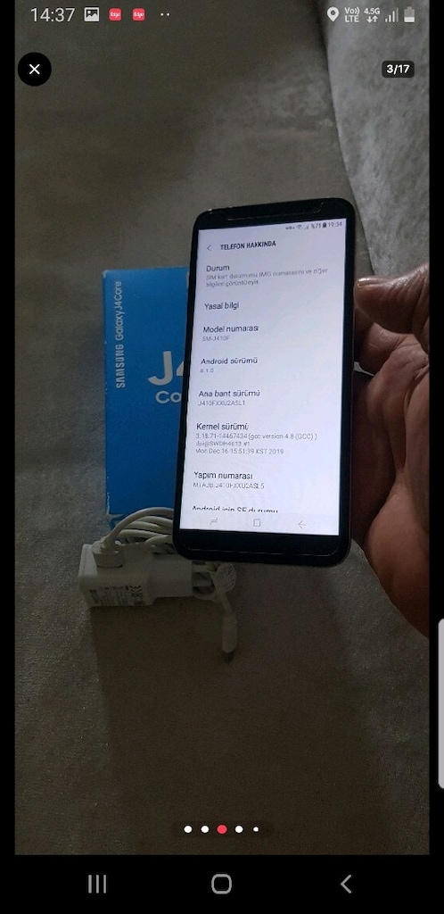 SAMSUNG GALAXY j7 core tr cihazı temiz herşey aktif çalışıyor - 6