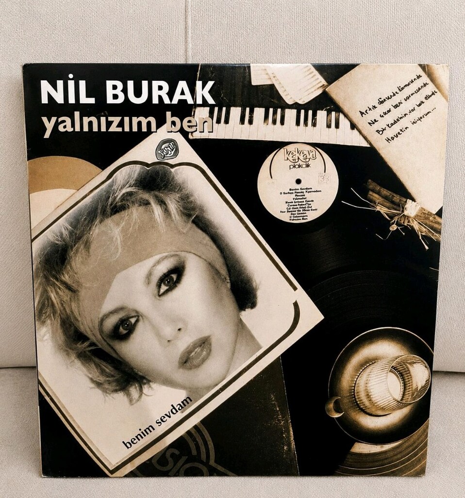 Nil Burak – Yalnızım Ben LP PlakOrijinal baskı Nil Burak “Yalnızım Ben - 2