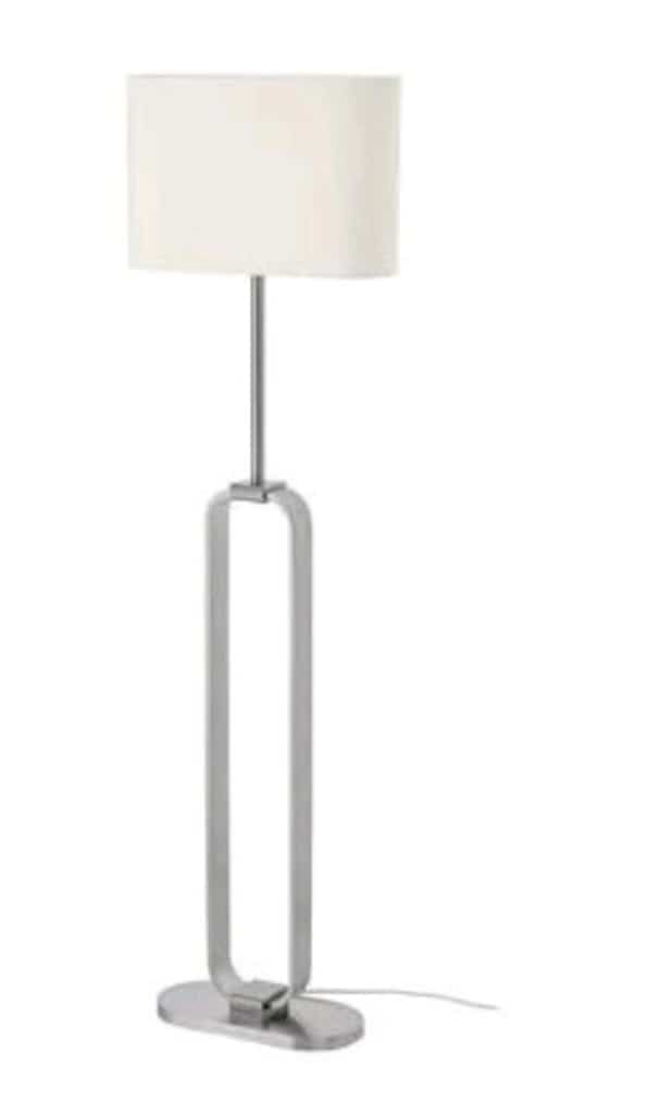IKEA UPPVIND Yer Lambası – Nikelaj Kaplama / Beyaz, 150 cm - 9