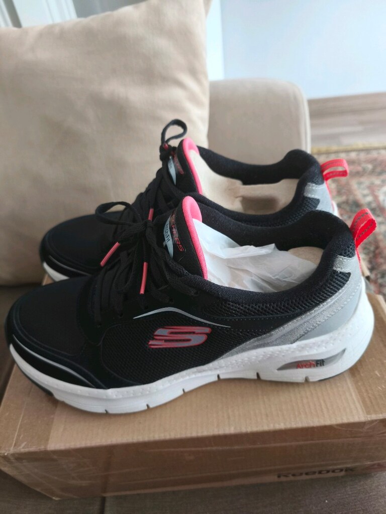 Skechers orijinal pembe detaylı kadın spor ayakkabı - 2