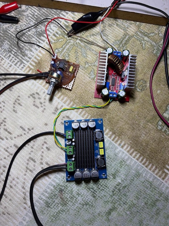 100w mono anfi - Bass filter - 15A dc dc converter - letgo'dan ...