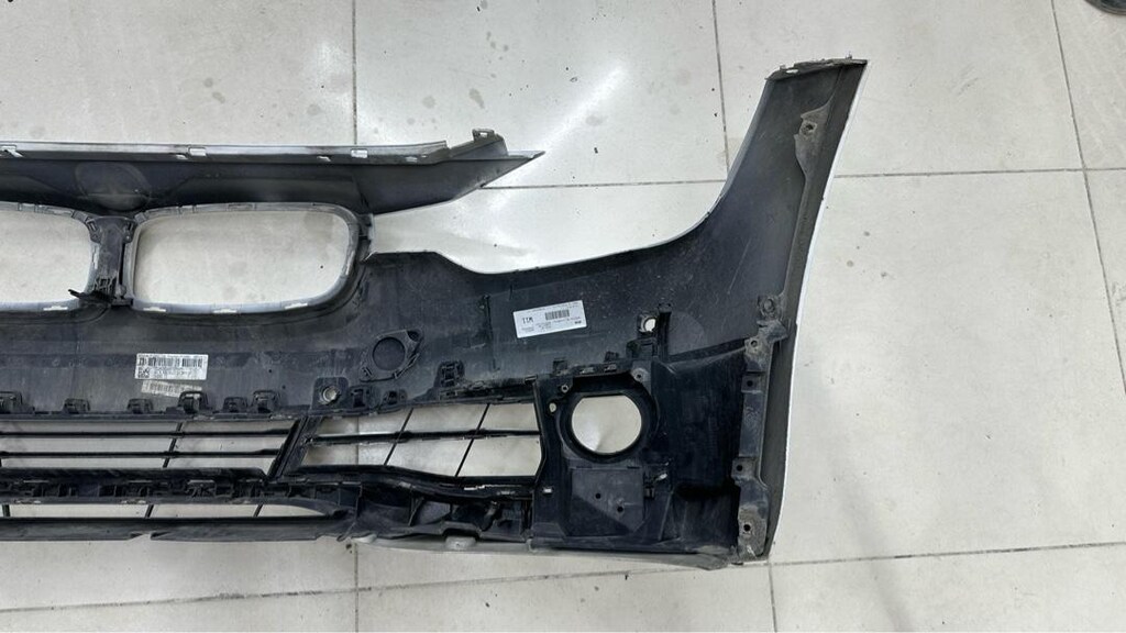 BMW F30 Sportline Ön Tampon Sedef Beyaz - 6