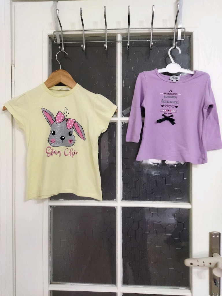 Koton kids 5_6 ve 2 yaş kız çocuk tişört