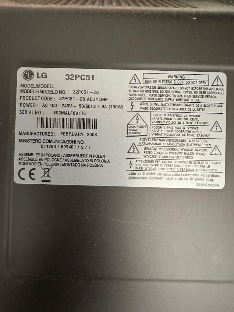 LG 32” PLAZMA ACİL SATILIK TV - 7