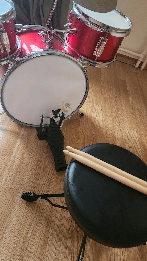 Imaginarium Çocuk Akustik Bateri Seti - Metal Aksamlı Pedallı Full Set - 4