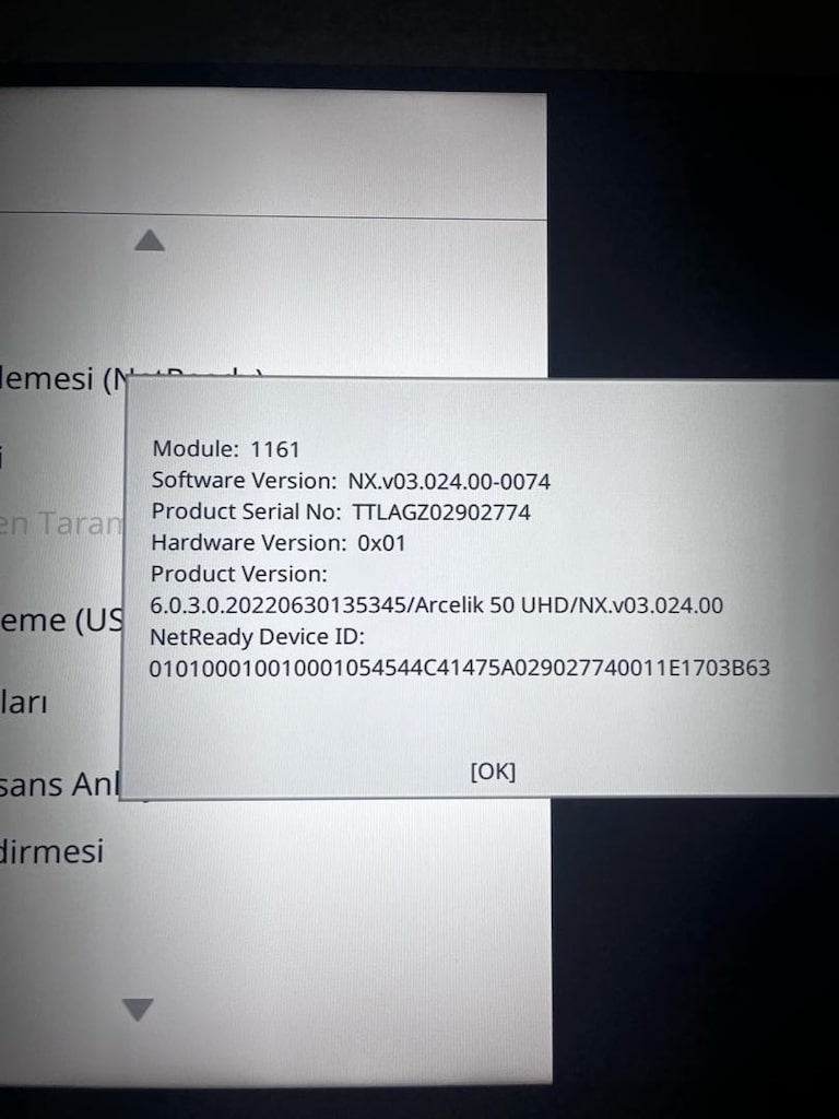 Arçelik tv 50 UHD model a50a850b - 6