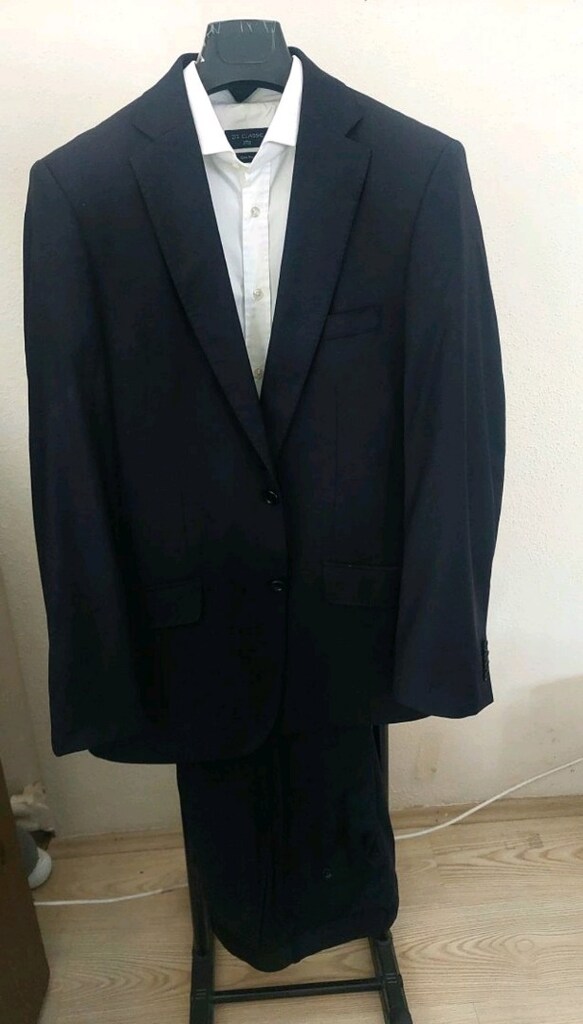 DS DAMAT Classic Yünlü siyah takım elbise - 6