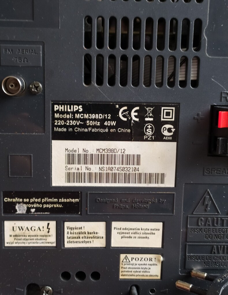 PHILIPS MCM398D MÜZİK SETİ (GÖVDESİ) - 4