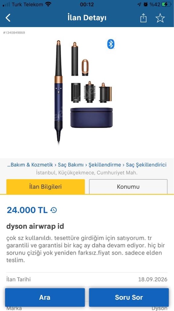 DYSON Airwrap i.d. saç şekillendirme ve kurutma seti - 3
