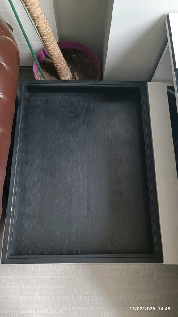 Siyah camlı çekmeceli orta sehpa - 3