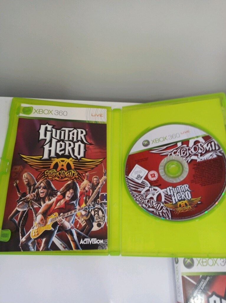 Xbox 360 Oyun Dvd Seti Guitar Hero Kutu kitapçık Mevcut - 11
