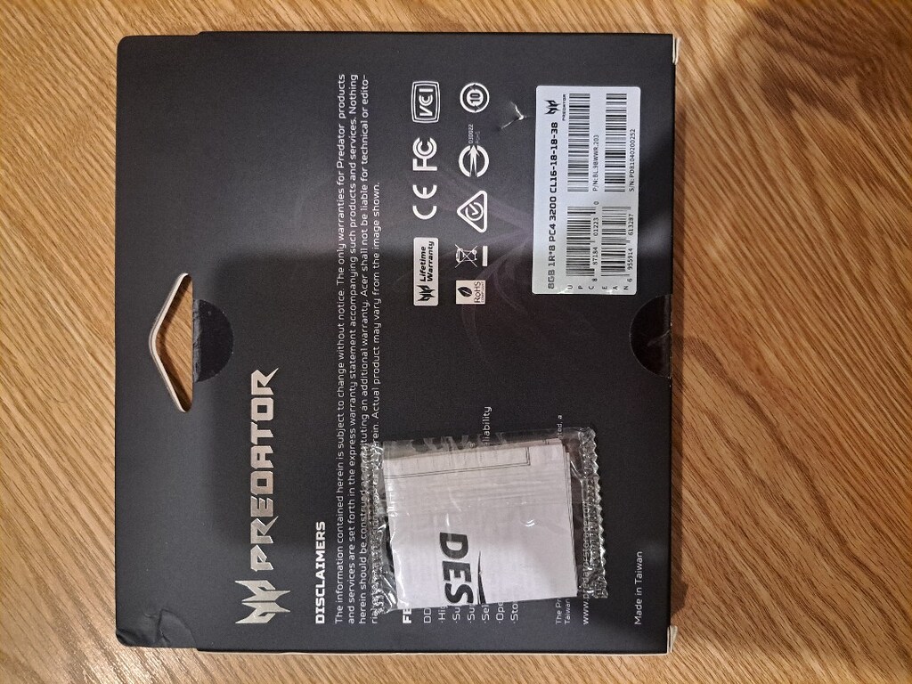 Acer Predator 8GB 3200Mhz Ddr4 Ram RAM - 2