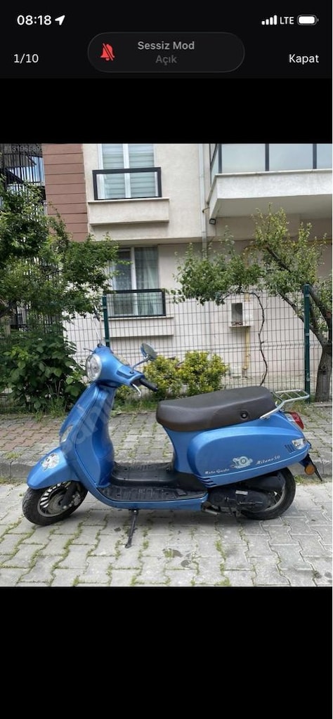 milano moto gusto 50cc motosiklet