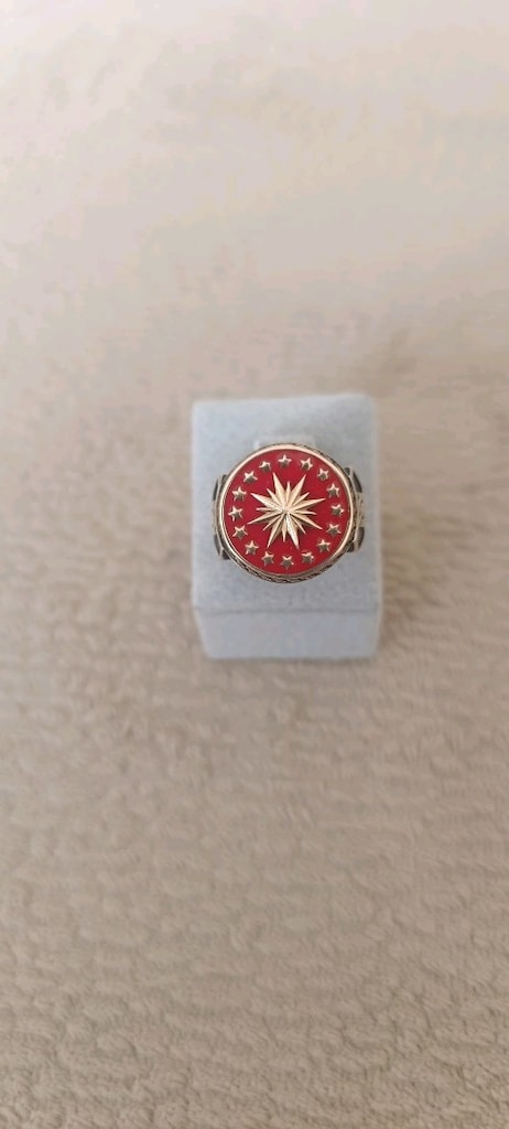 Cumhurbaşkanlığı Forsu Gümüş Yüzük 925 Ayar - 10