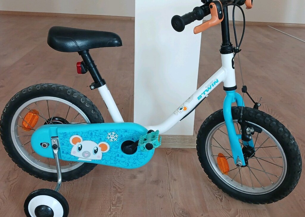 btwin çocuk bisikleti 14 jant Decathlon YENİ GİBİ Ön Sepetli de var - 2