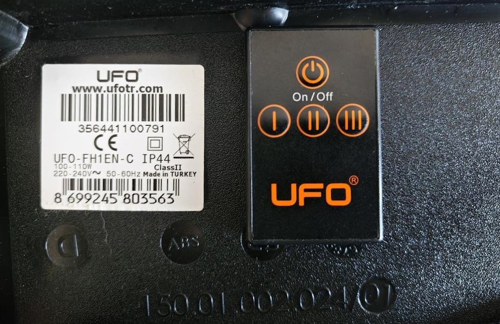 Ufo Ayak Isıtıcı Uzaktan Kumandalı Ceviz Rengi SIFIR - 7