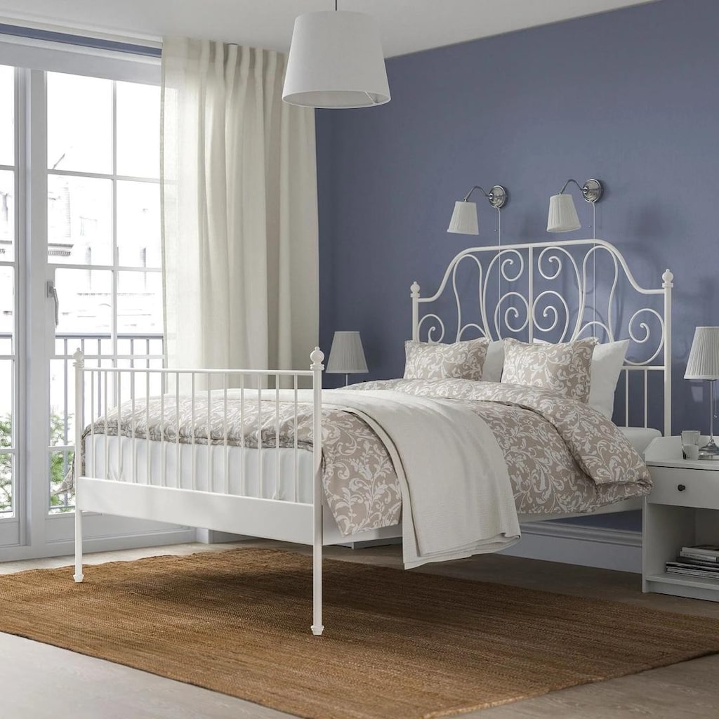 Ikea Ferforje Karyola Yatak ve Döşek - 2